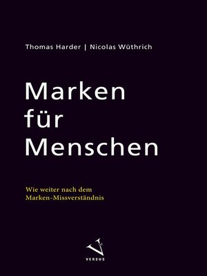 cover image of Marken für Menschen